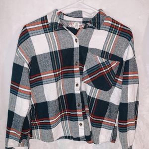 Cropped flannel